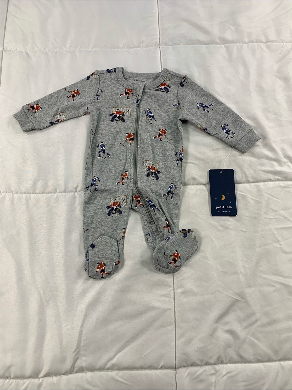 New Petit Lem footie pyjamas size NB